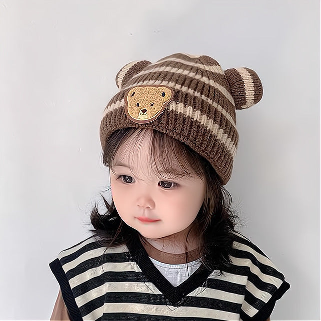 Thickening Warm Wool Boy Knitted Sleeve Kids' Headwear