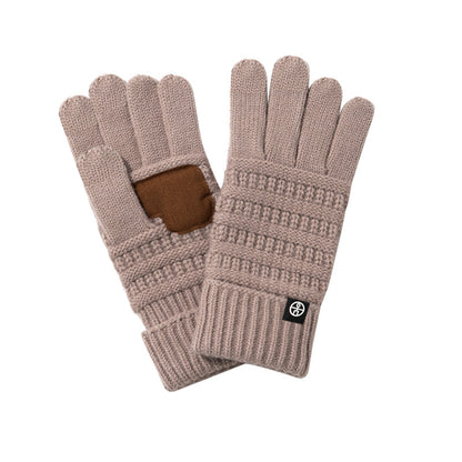 Warm Outdoor Windproof Knitting Wool Cycling Thickened Gloves