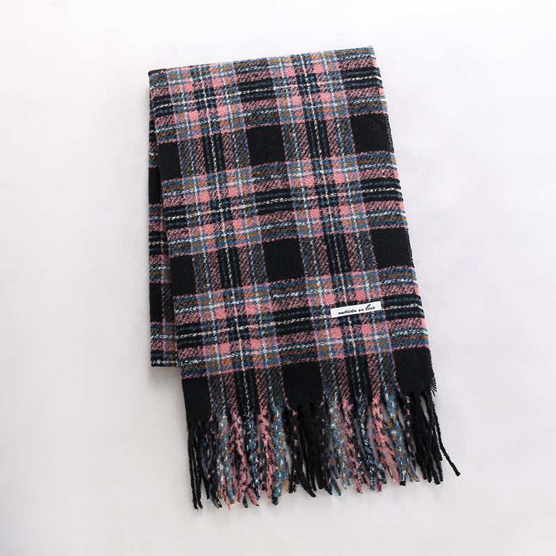 Women's & Men's Artificial Cashmere Winter High-grade Warm Retro Scarfs