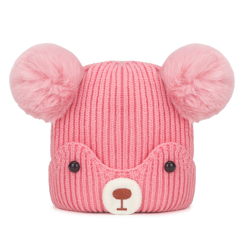 Children's Winter Keep Warm Hat Cute Boys Kids' Headwear