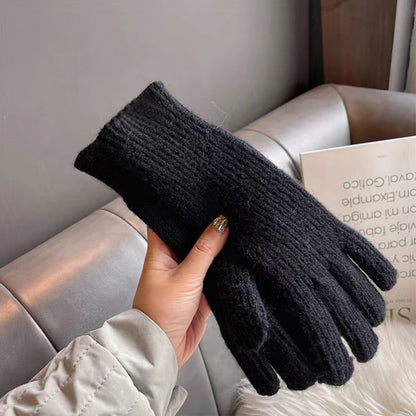 Women's Warm Keeping Winter Open Finger Play Gloves