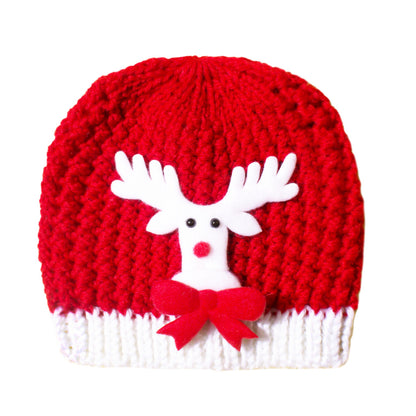 Children's Knit Hat Christmas Festival Warm Wool Kids' Headwear