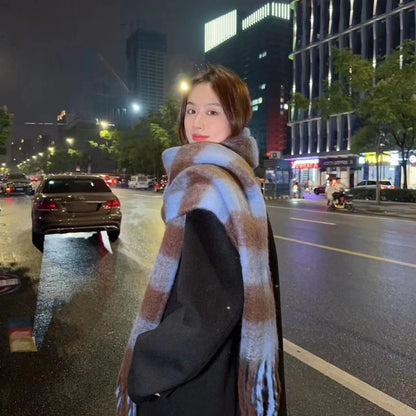 Women's & Men's High-grade Korean Style Versatile Cashmere Thickened Keep Scarfs