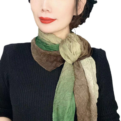 Style Fashion Gradient Color High Sense Magnetic Scarfs