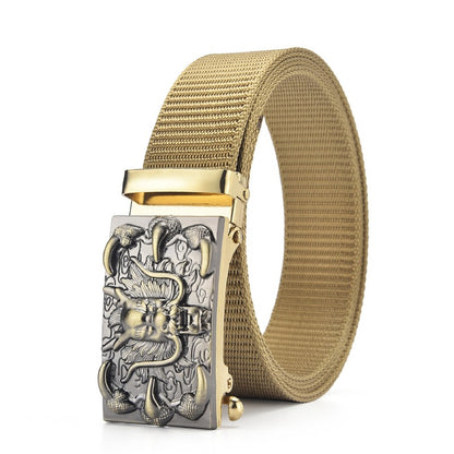 Automatic Buckle Toothless Business Casual Personalized Belts