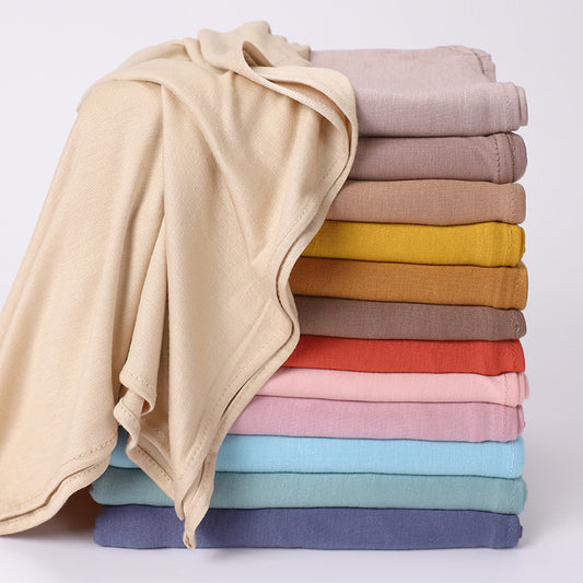 Classic Fashion Malaysia Mercerized Cotton Jersey Scarfs