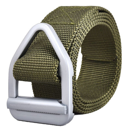 Men's Alloy Tactical Military Fan Canvas Outdoor Belts