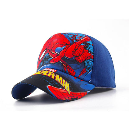 Children's Baseball Cartoon Anime Print Boy's Peaked Kids' Headwear