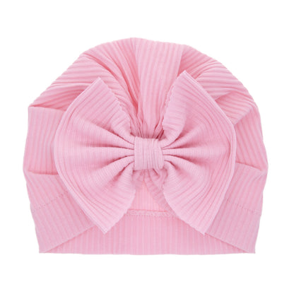 Children's Hat Cotton Sleeve Bow Indian Beanie Kids' Headwear