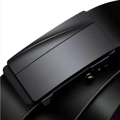 Men's Leather Toothless Automatic Buckle Decoration Trendy Fashion Belts