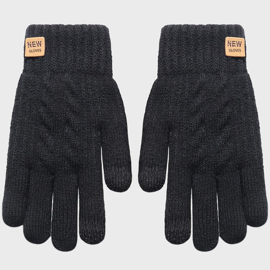 Men's Thickened Fleece-lined Winter Touch Screen Warm Gloves