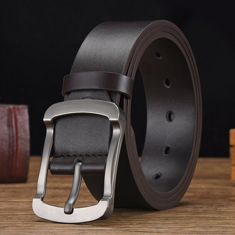 Men's Buckle Vintage Fashion Casual Real Cowhide Belts