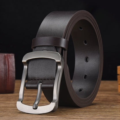 Men's Buckle Vintage Fashion Casual Real Cowhide Belts