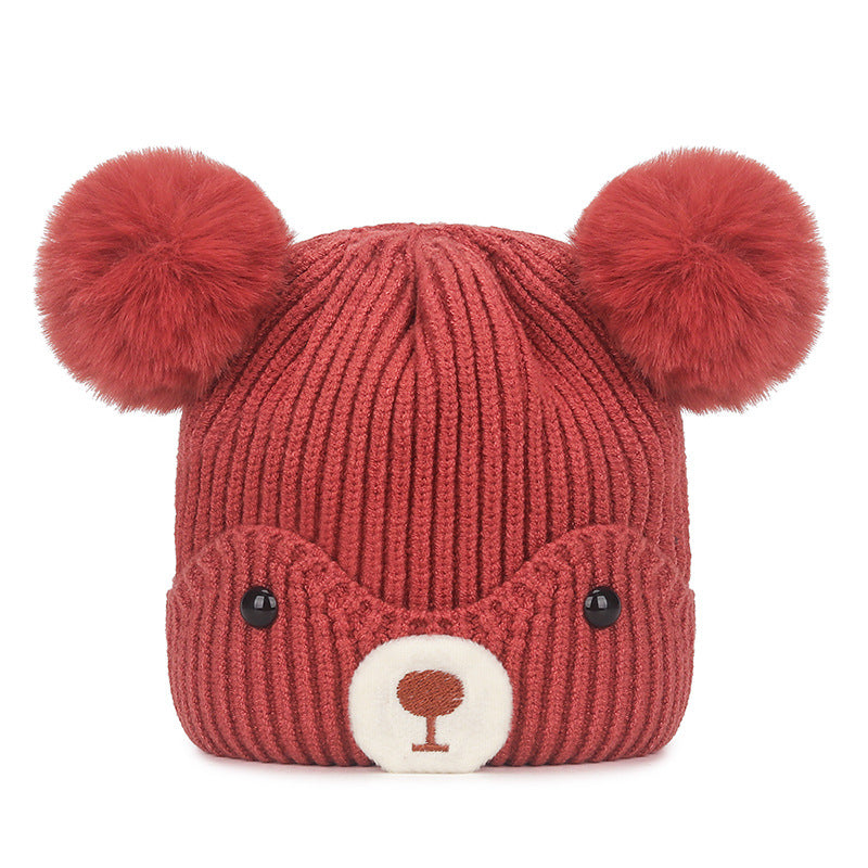 Children's Winter Keep Warm Hat Cute Boys Kids' Headwear