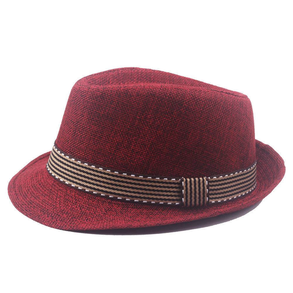 Children's Hat Linen British Style Boys Outdoor Kids' Headwear