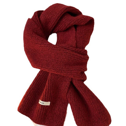 Women's Knitted For Winter Versatile Korean Style Scarfs