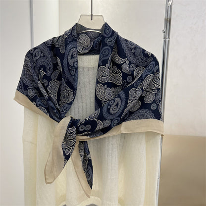 Korean Style Cotton Linen Thin Cape Scarfs