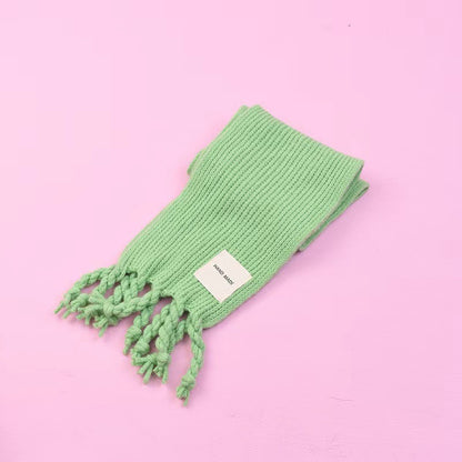 Women's Winter Korean High-grade Knitted Wool Twist Scarfs