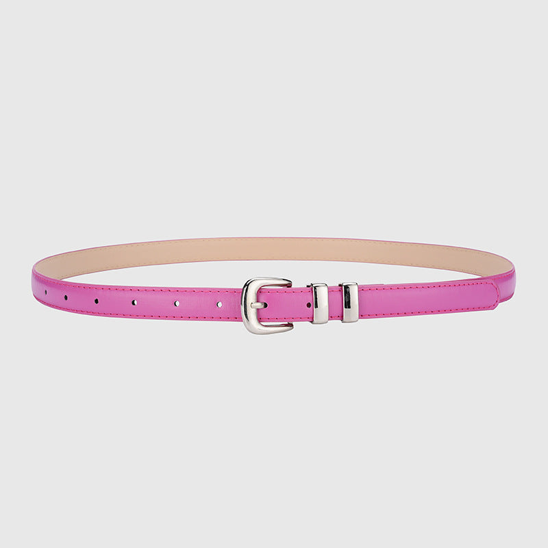 Women's Buckle Decorative Thin High Sense Simple Leisure Belts