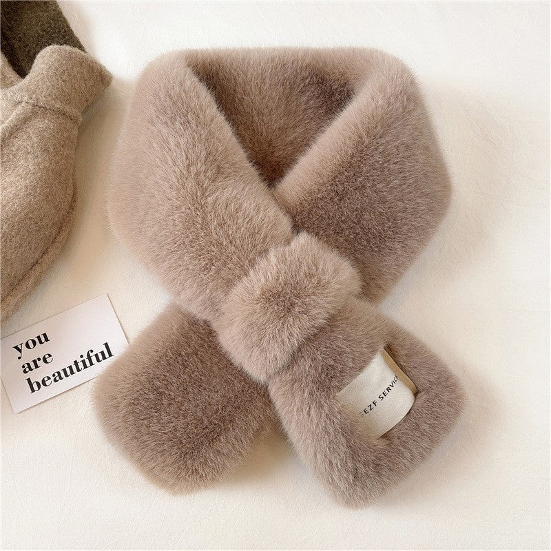 Warm Imitation Rabbit Fur Fake Collar Super Scarfs