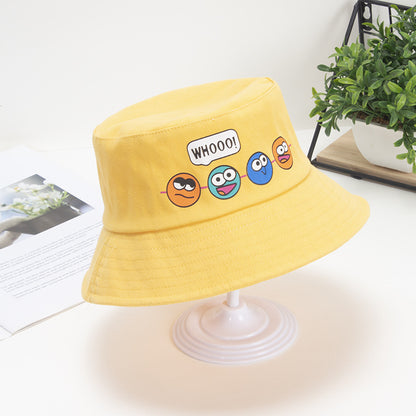 Children's Cartoon Cute Bucket Korean Style Travel Kids' Headwear