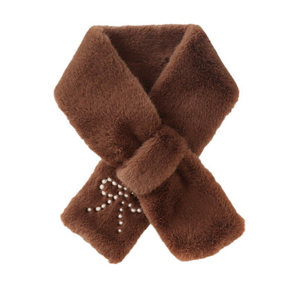 Plush Faux Rabbit Fur Winter Thickened Scarfs