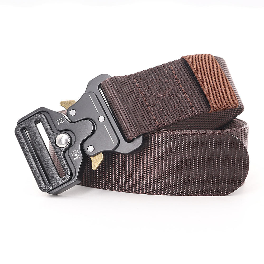 Women's & Men's Outdoor Camouflage Tactical Alloy Canvas Nylon Belts