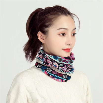 Women's Korean Bandana Windproof Warm Twisted Hat Hats & Caps