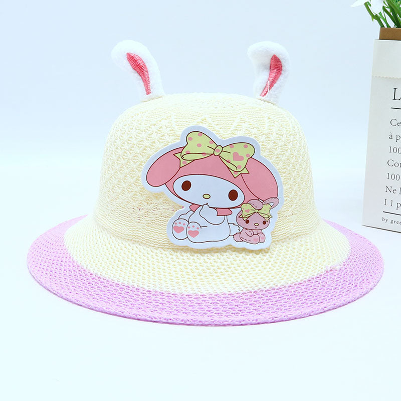 Children's Straw Summer Fisherman Boy Sun Protection The Kids' Headwear