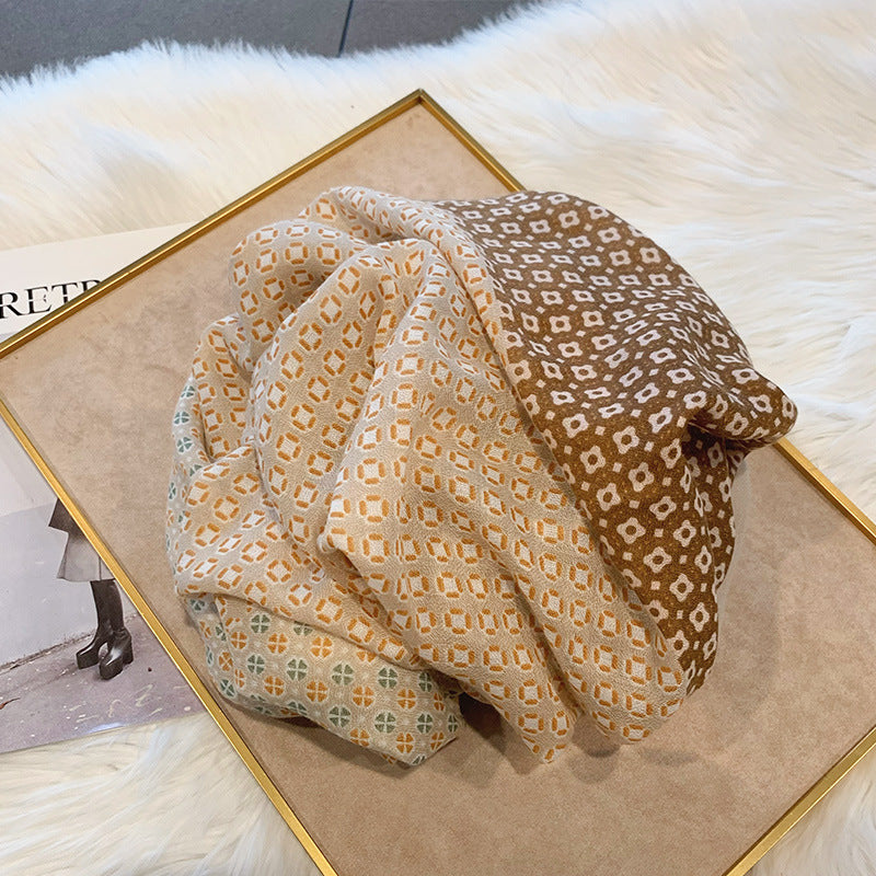 Women's Shawl Air-conditioned Room Outer Match High-grade Scarfs