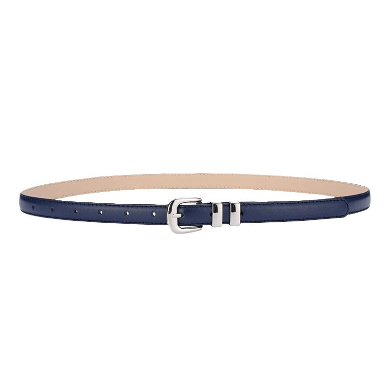 Women's Buckle Decorative Thin High Sense Simple Leisure Belts