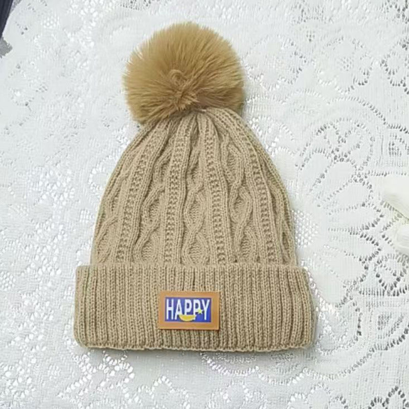 Women's Woolen Hat Warm Thickened Winter White Hats & Caps