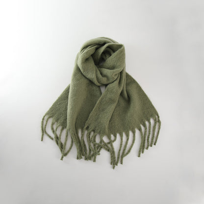 Women's Z's Macaron Solid Color Artificial Cashmere Winter Scarfs