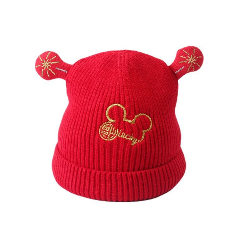 Children's Hat Winter Thickened Life Red Warm Kids' Headwear