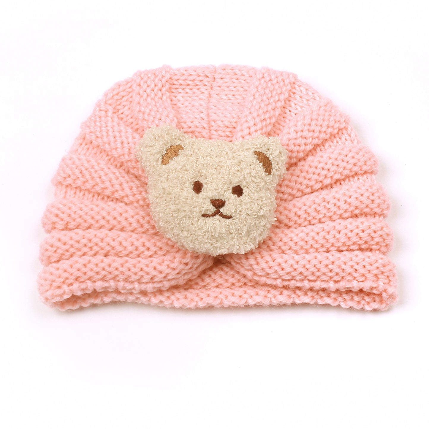 Warm Knitted Hat Cute Bear Head Kids' Headwear