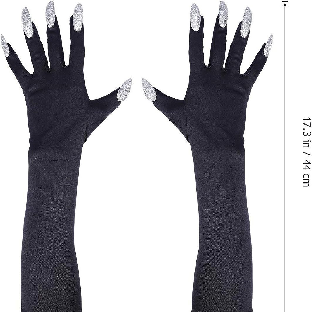 Halloween Long Nail Ghost Performance Show Gloves