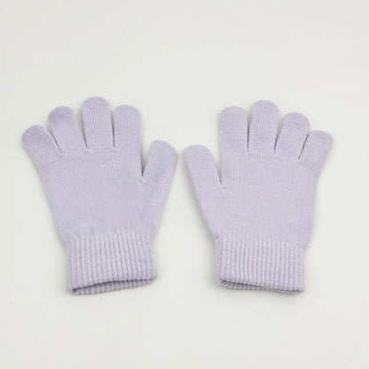 Female Winter Warm Exposed Finger Flip Gloves