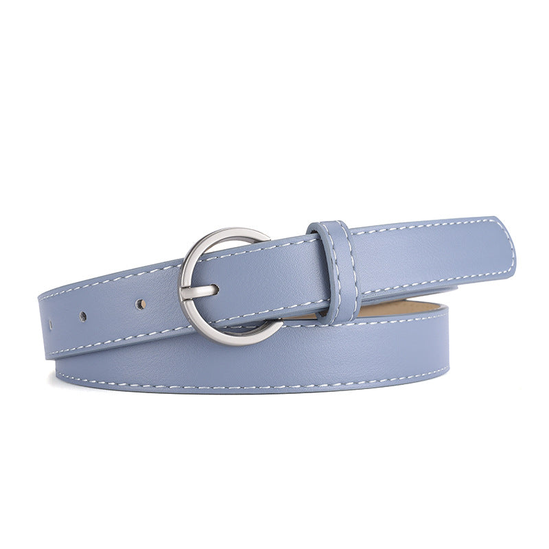 Women's Affordable Luxury Style Solid Color Jeans Belts