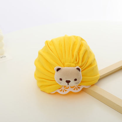 Cartoon Bear Hat Cat Head Indian Born Fetal Kids' Headwear