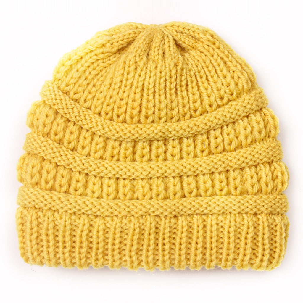 Children's Hat Warm Candy Color Boy Infant Kids' Headwear