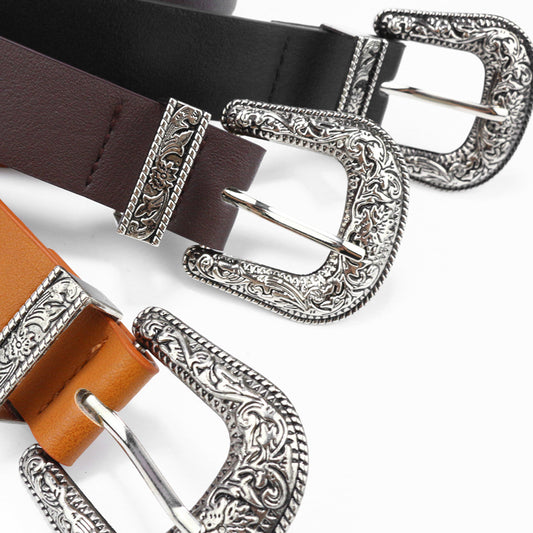 Women's Vintage Female Ornament Fashion Personality Jeans Belts