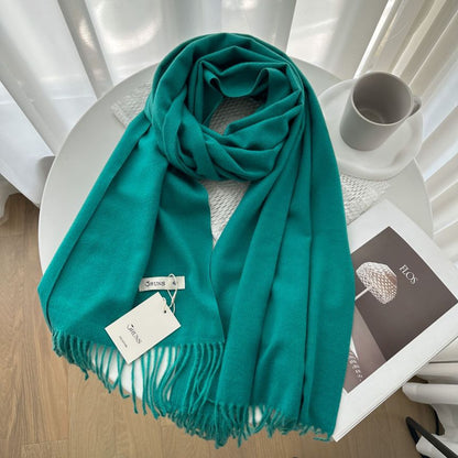 Women's Cashmere Texture Thickened Warm Korean Fashion Scarfs