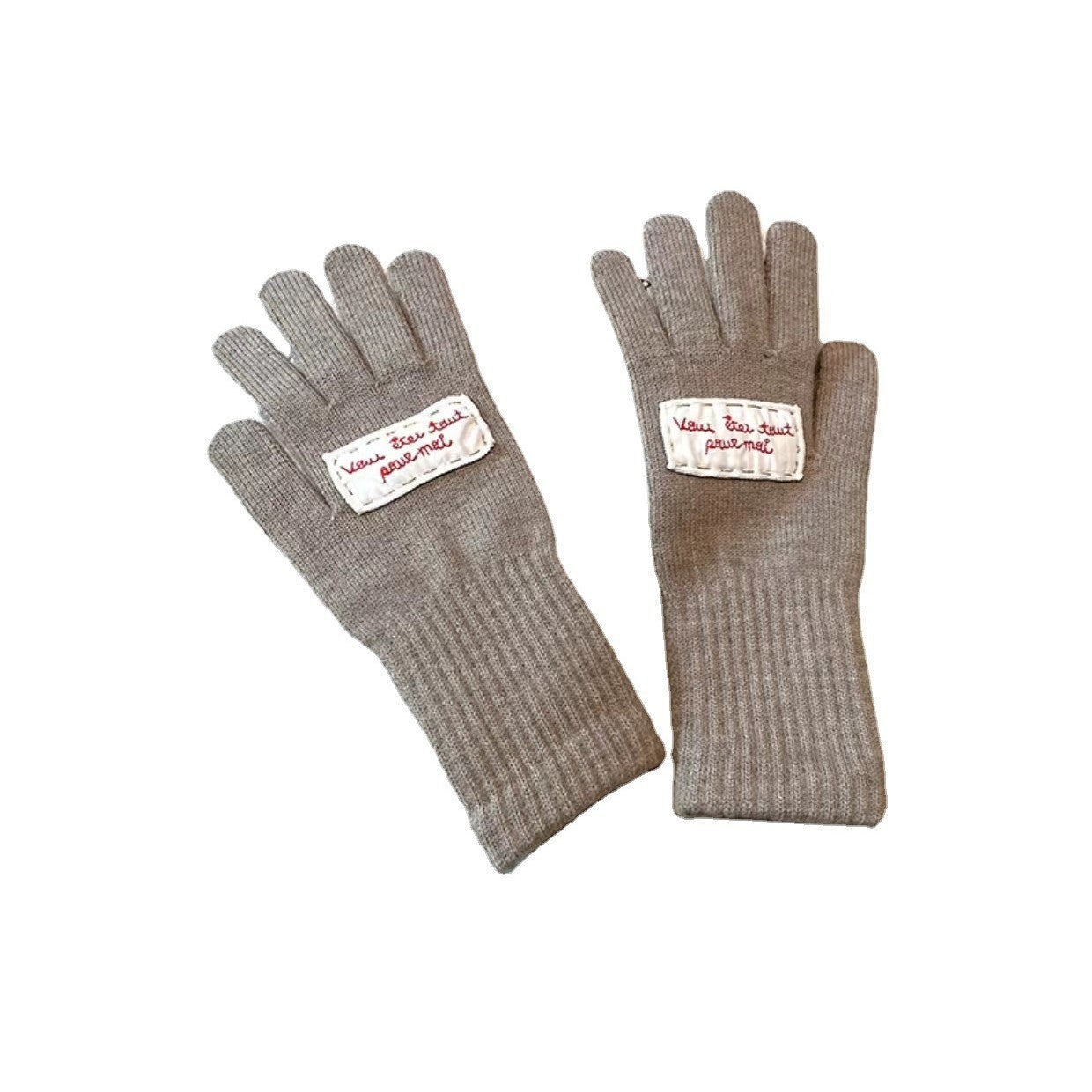 Wind Style Alphabet Finger Touch Screen Gloves