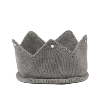 Children's Crown Hat Male Female Th Birthday Knitted Kids' Headwear