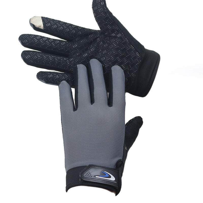 Men's Sun Protection Half Lure Fishing Flying Outdoor Touch Screen Gloves