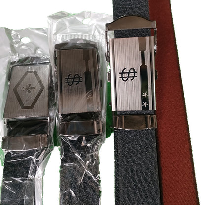 Men's Yak Aviation Toothless Pressing Buckle Fur Belts