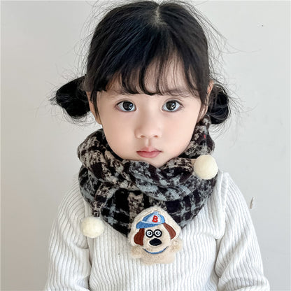 Children's Towel Color Polka Dot Pattern Double Scarfs