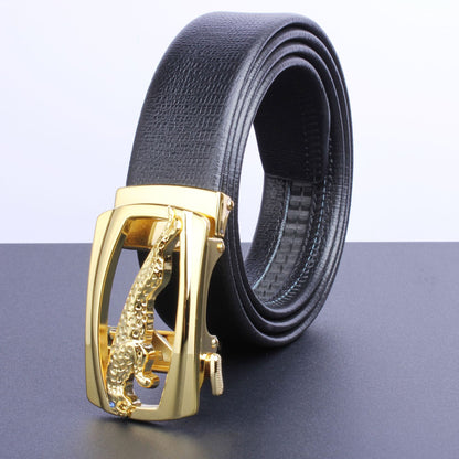 Men's High Quality Alloy Buckle Automatic Business Belts