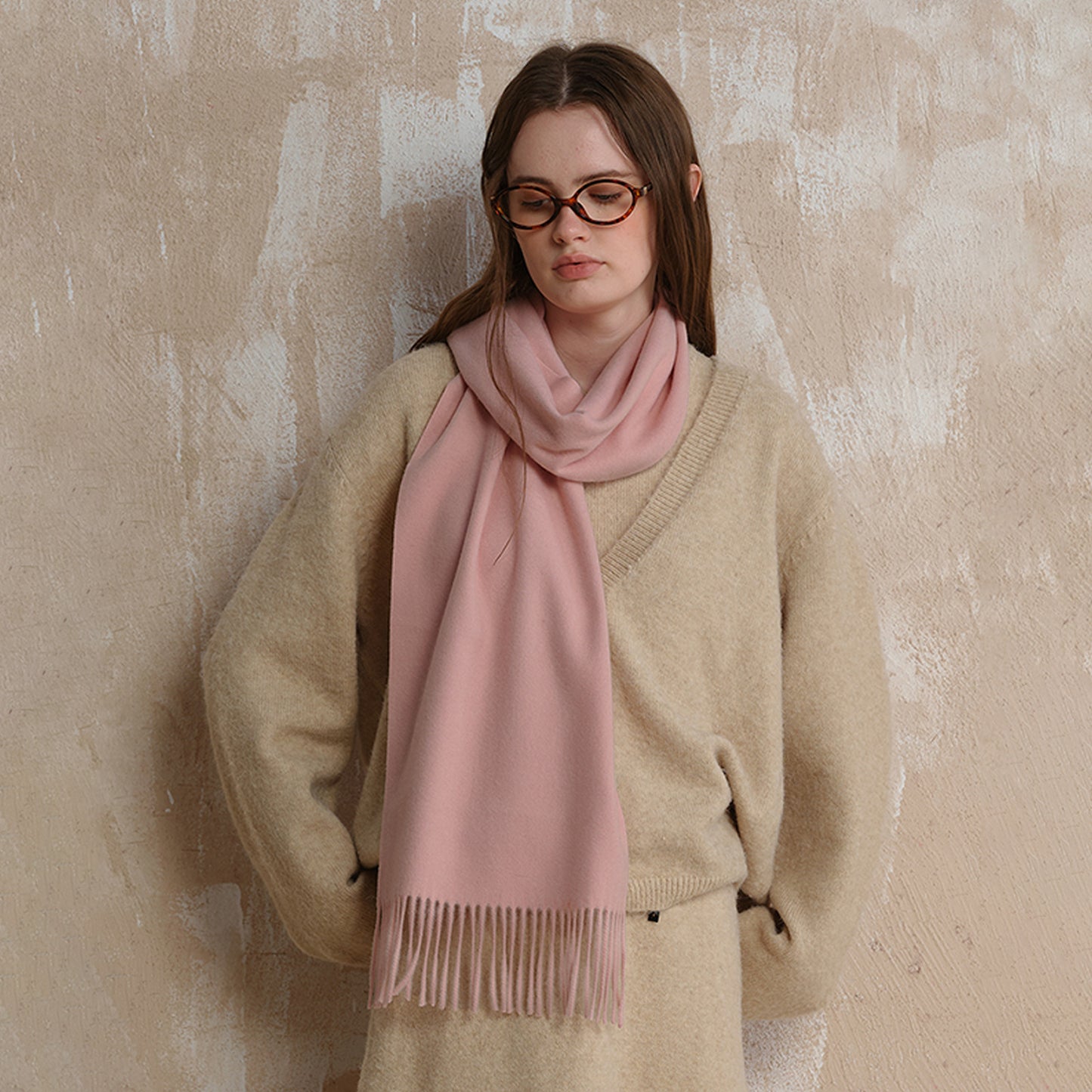 Classic High Sense Simple Warm Solid Scarfs