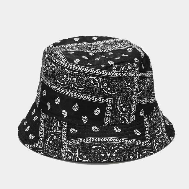 Women's & Men's Paisley Fisherman Hat Double-sided Fashion Sun Hats & Caps